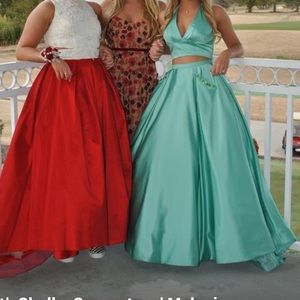 Sherri Hill two piece ball gown